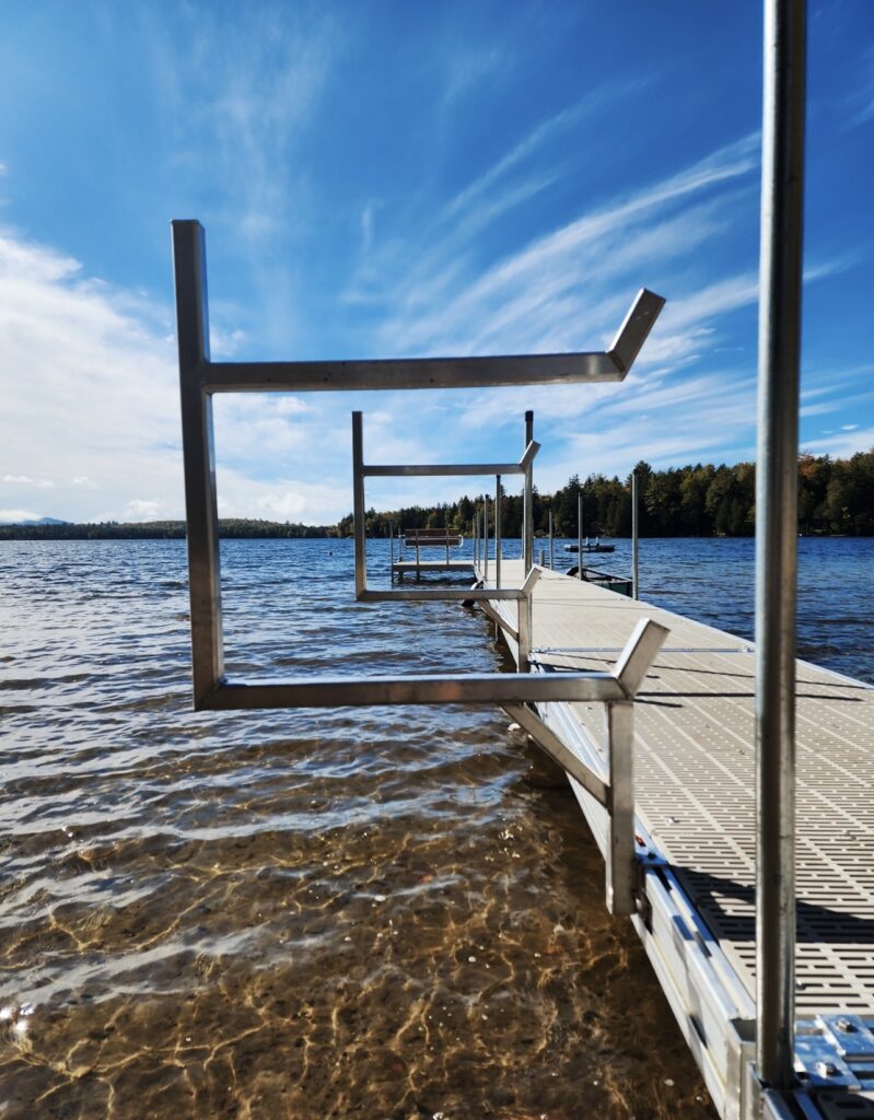 Kayak Rack Dock Accessory Example