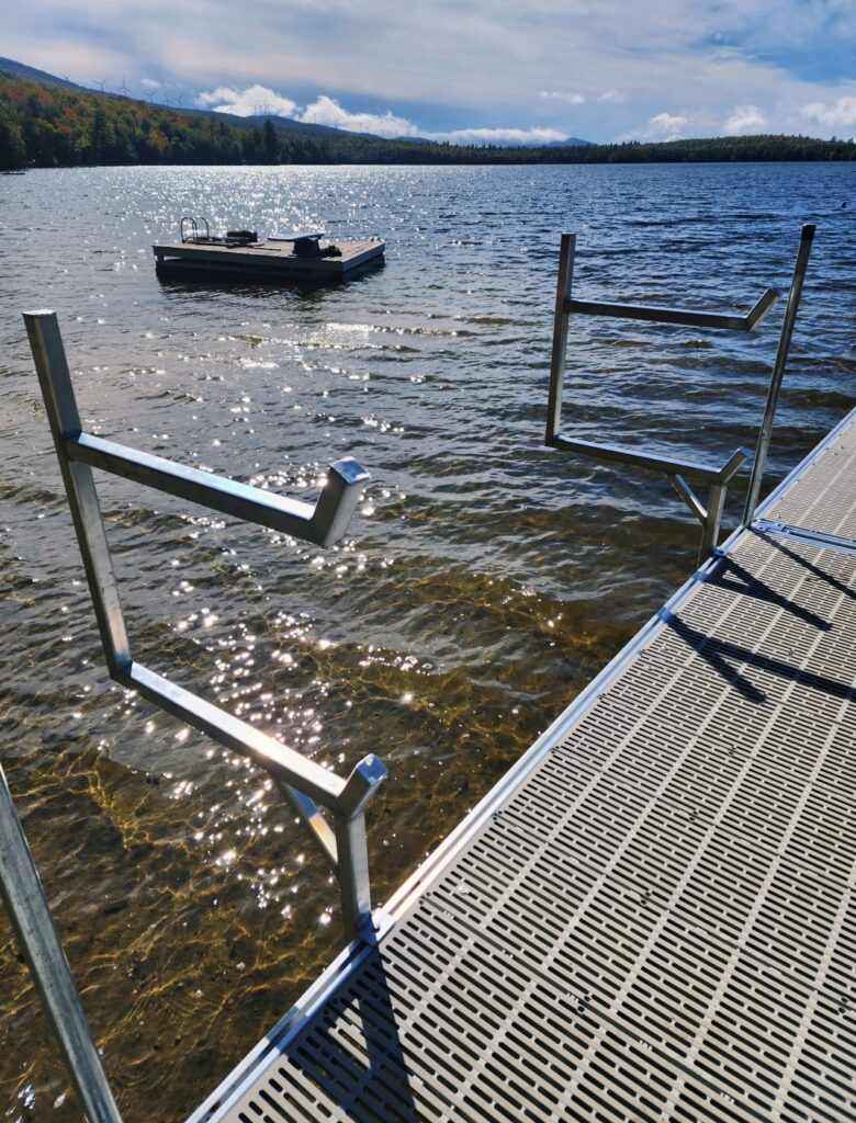 Kayak Rack Dock Accessory Example
