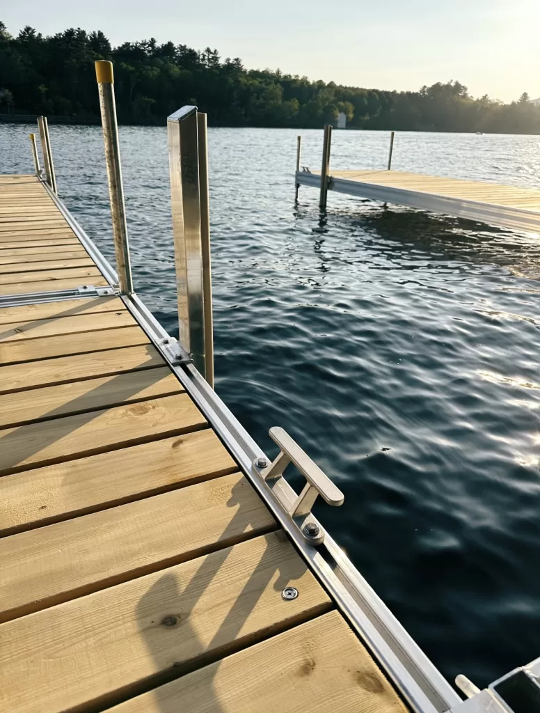 Boat dock cleat and bumper